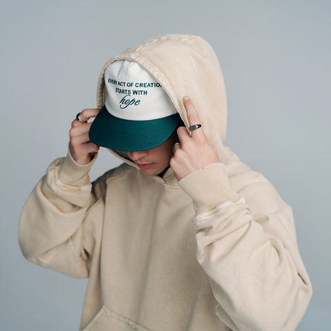 Hope Golfer Cap - Pine Green