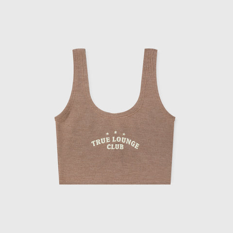 Knitted Lounge Top - Brown