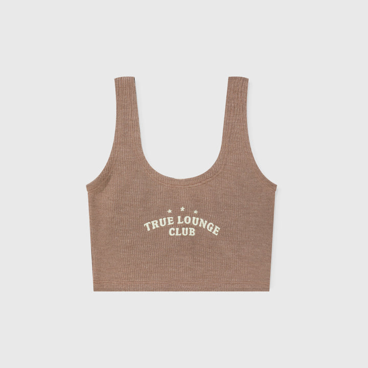Knitted Lounge Top - Brown
