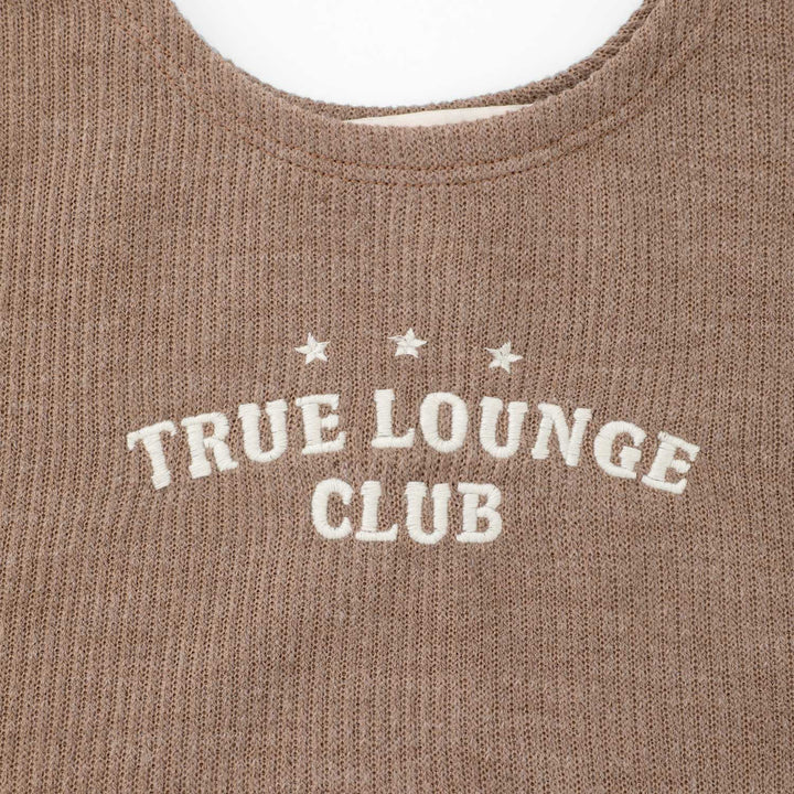Knitted Lounge Top - Brown