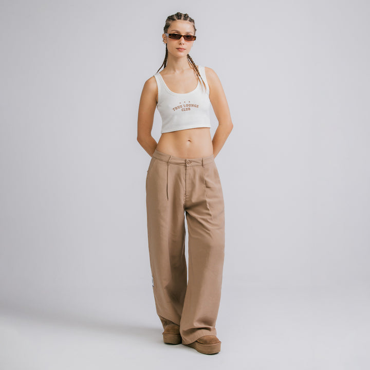 Knit Lounge Top - Cream