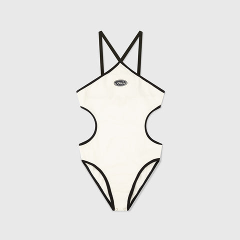 Lounge Cut-Out Bodysuit - Cream