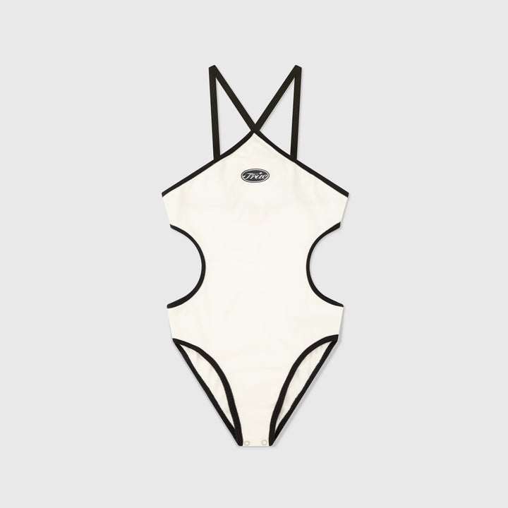 Lounge Cut-Out Bodysuit - Cream