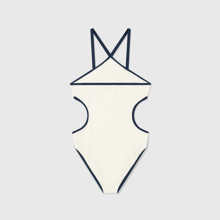Lounge Cut-Out Bodysuit - Cream