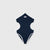 Lounge Cut-Out Bodysuit - Navy Blue