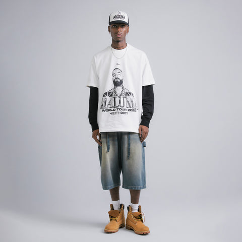Maluma - Cream Tee - Medallo Face