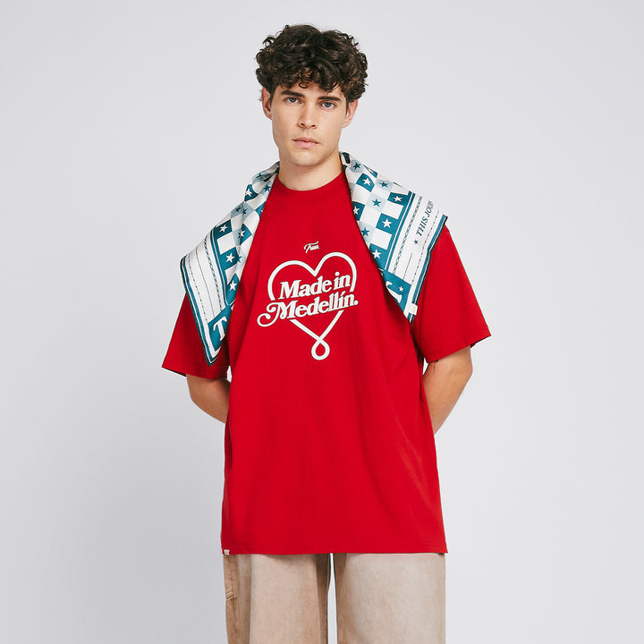 Medellin Oversized T-Shirt - Red