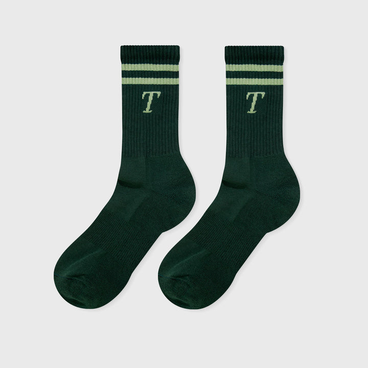 The Green Edit Socks - Pine Green