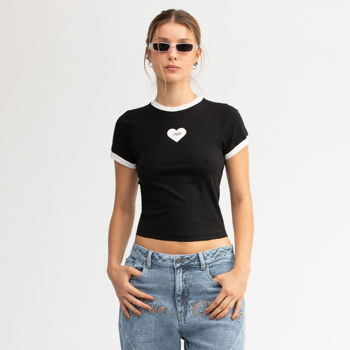Memories Slim Tee - Black