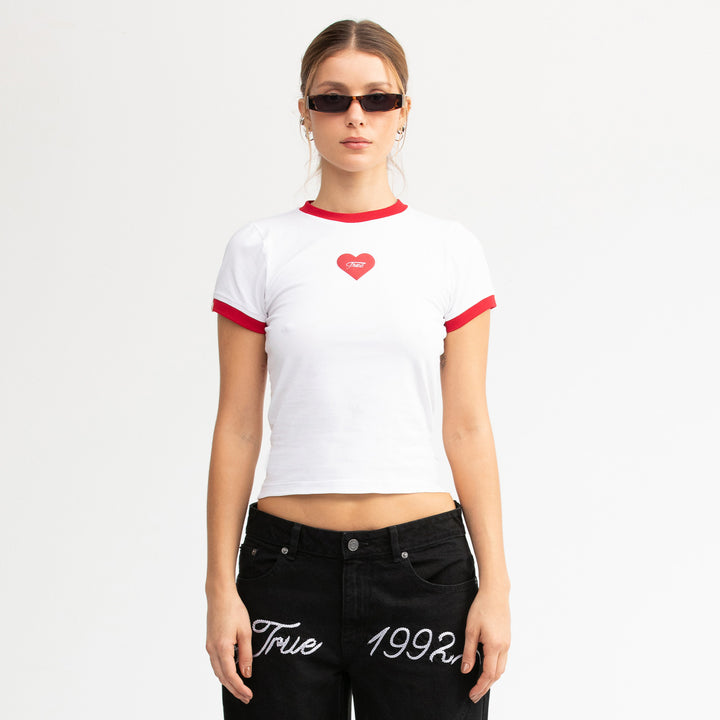 Memories Slim Tee - White