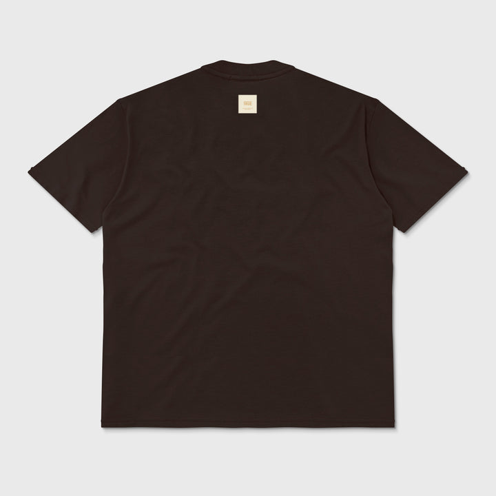 Heart Oversized T-Shirt - Brown