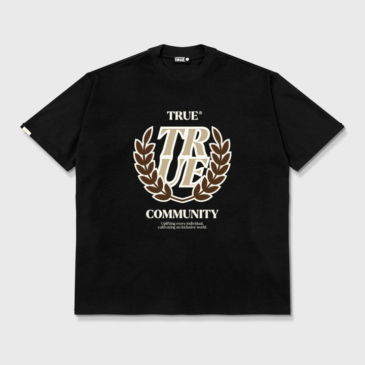 True Community Oversized T-Shirt - Black