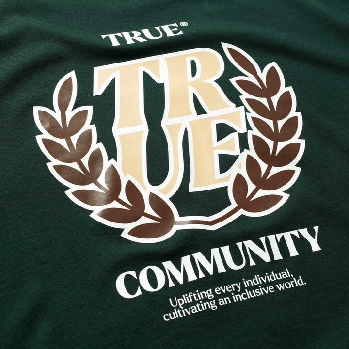 True Community Oversized T-Shirt - Pine Green