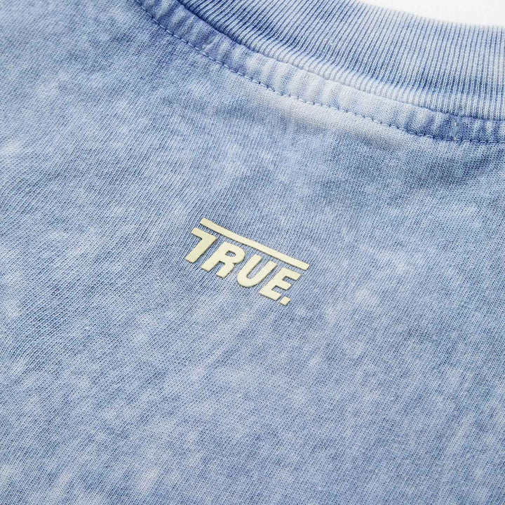 Oversized Washed T- Shirt - Blue