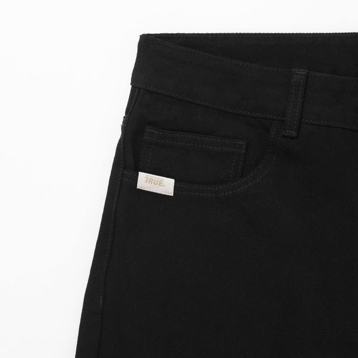 Classic Straight Pants - Black