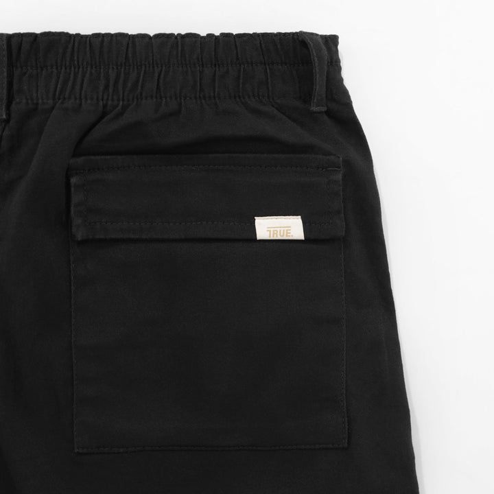 H.E.R. Straight Cargo Pants - Black