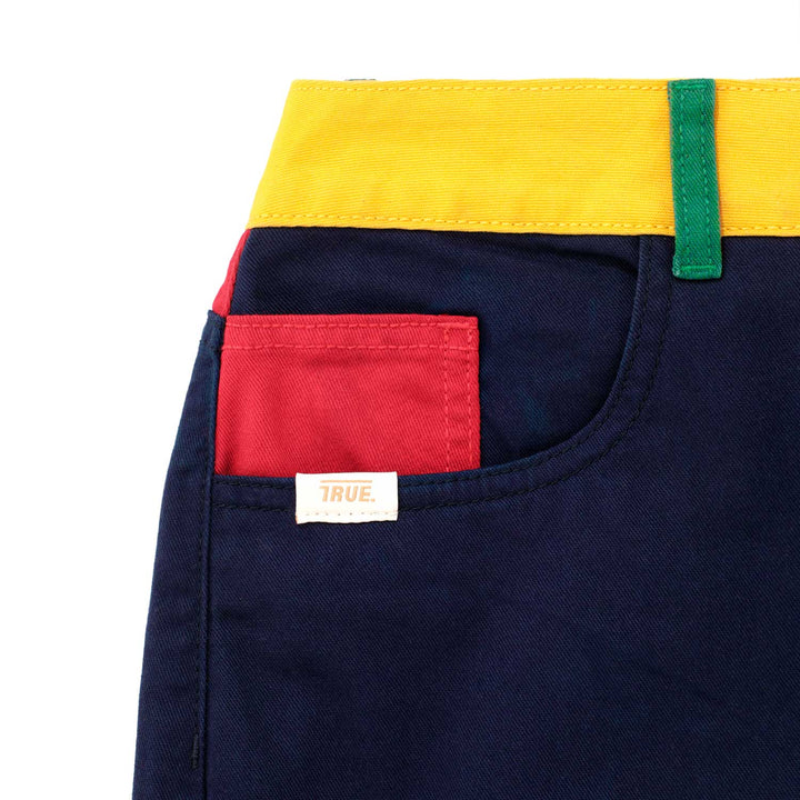 Colors Blocks Drill Pants - Multicolors