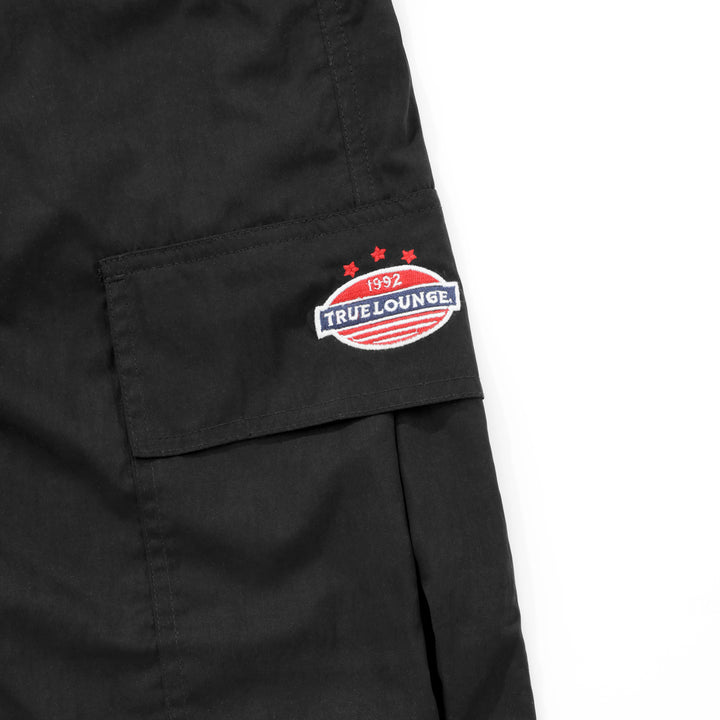 Parachute Bermuda Shorts - Black