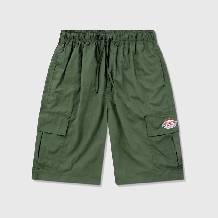 Parachute Bermuda Shorts - Military Green