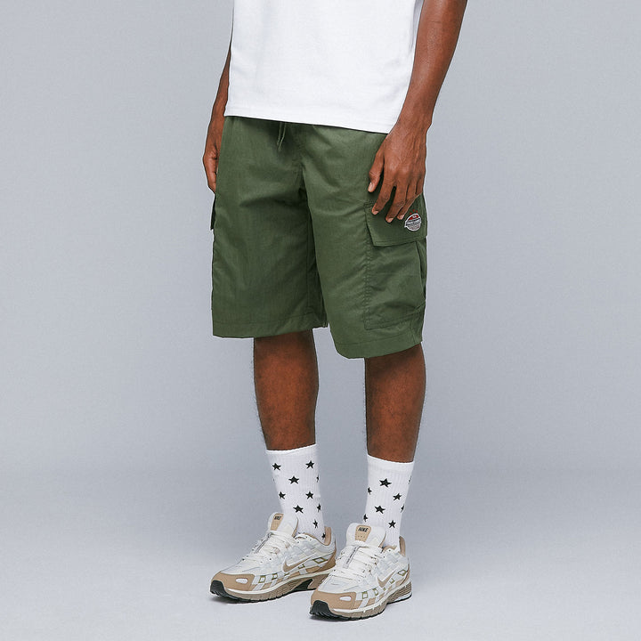 Parachute Bermuda Shorts - Military Green