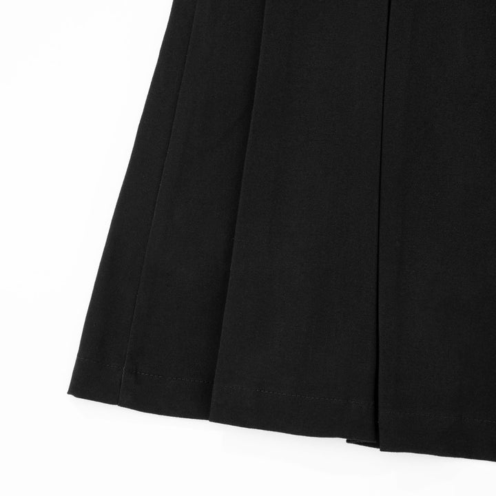 Pleated Mini Skirt - Black