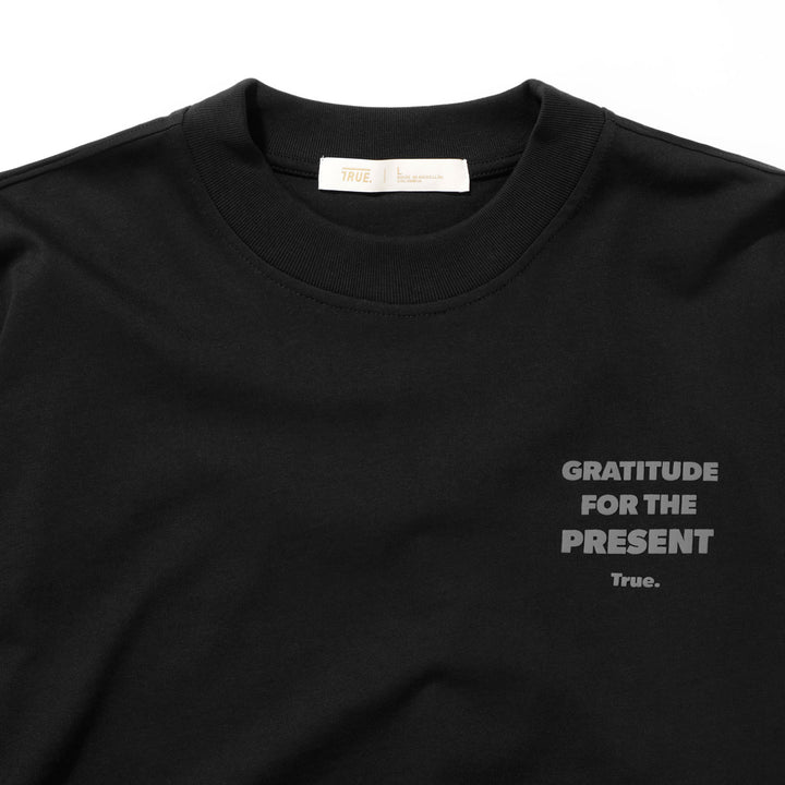 Present Wide Long Sleeve - Black