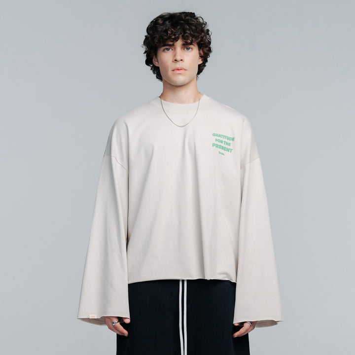 Present Wide Long Sleeve - Greige