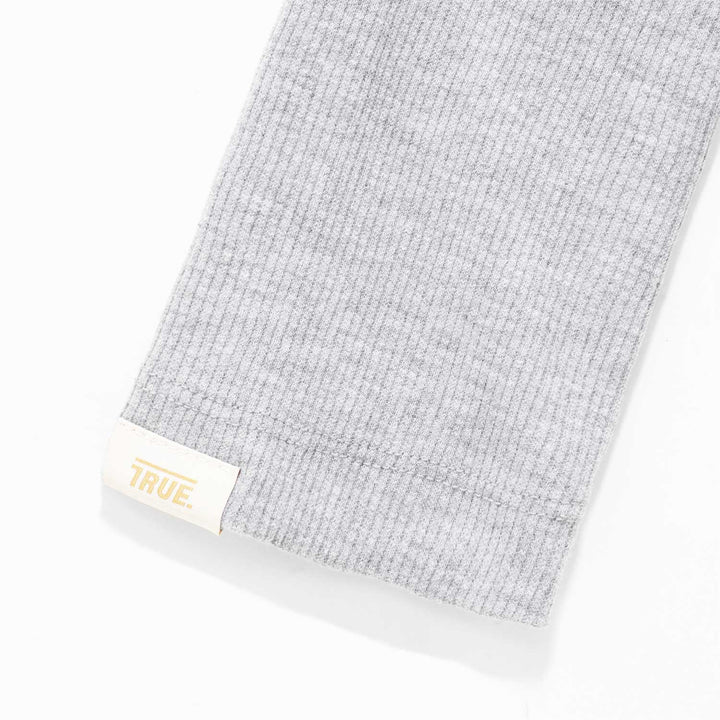 Ribbed LS Tee - Gray