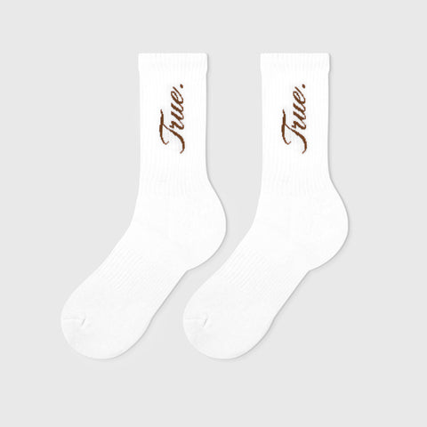 Signature Socks - White