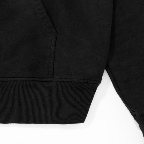 Signature Zipper Hoodie - Black