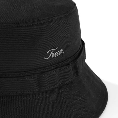 True Signature Bucket Hat - Black