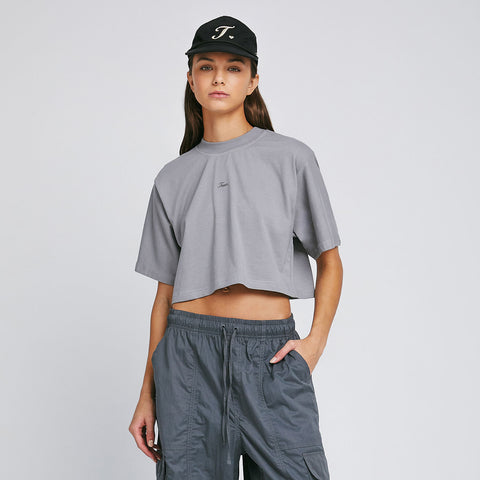Signature Crop Top - Grey