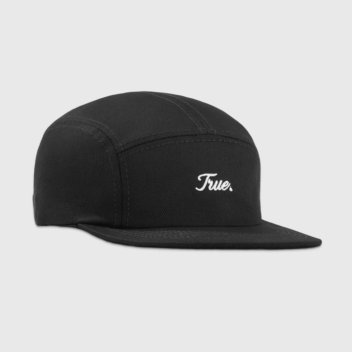 Signature Five Panels Cap - Black