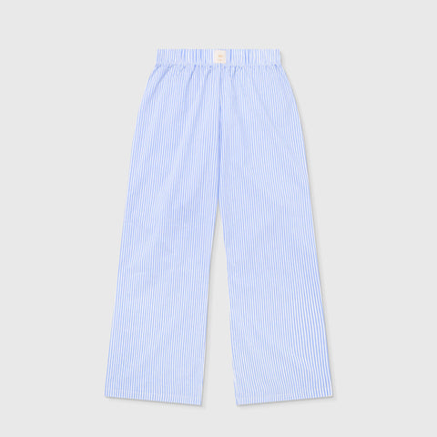 Striped Boxer Pants - Blue