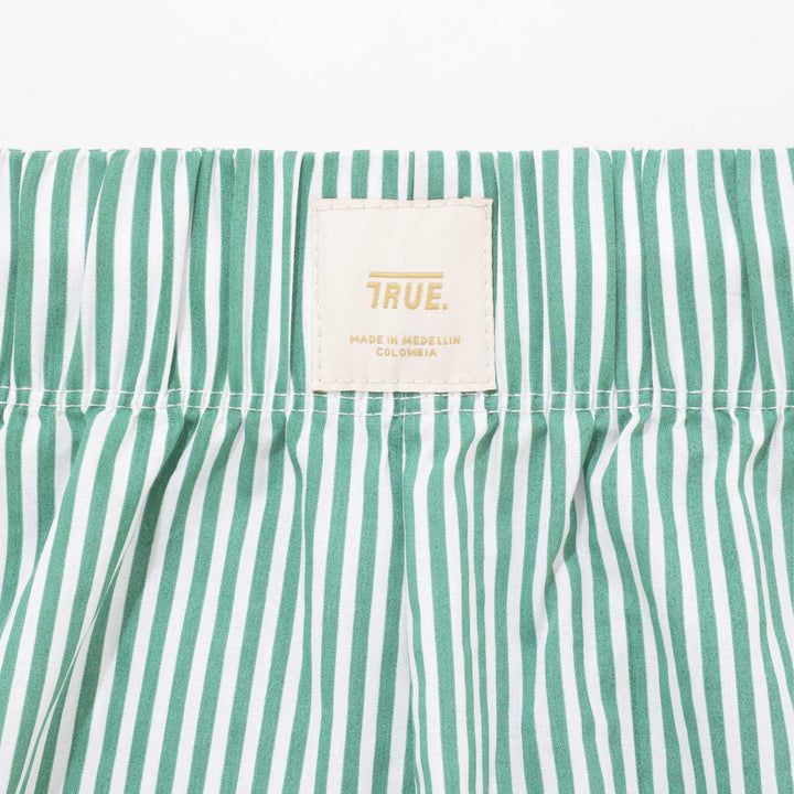 Striped Shirts & Pants Set - Green