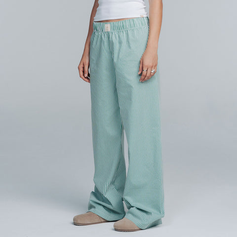 Striped Boxer Pants - Green