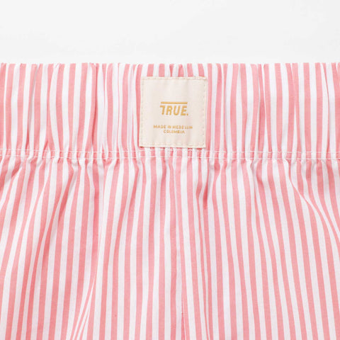 Striped Boxer Pants - Red