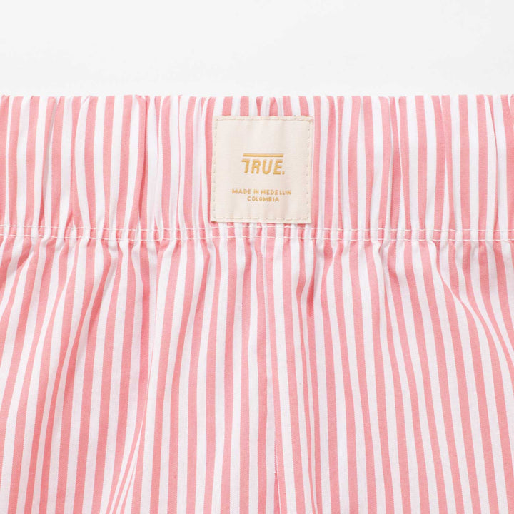 Striped Boxer Pants - Red