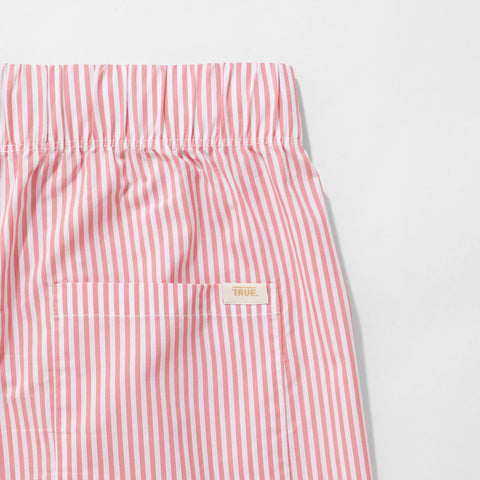 Striped Boxer Pants - Red