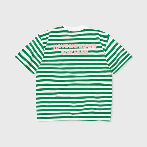 Striped No Fear Tee - Green