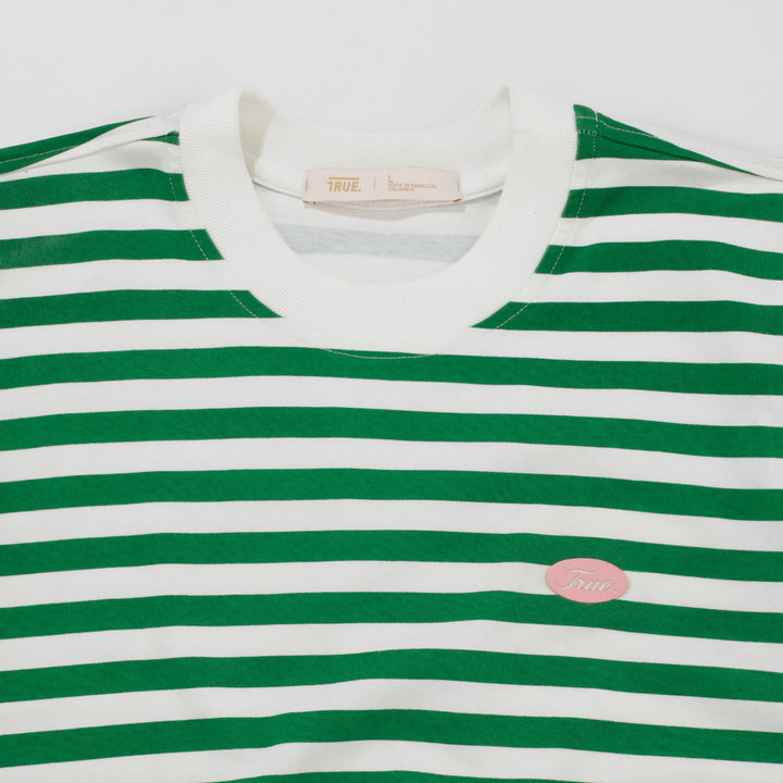 Striped No Fear Tee - Green