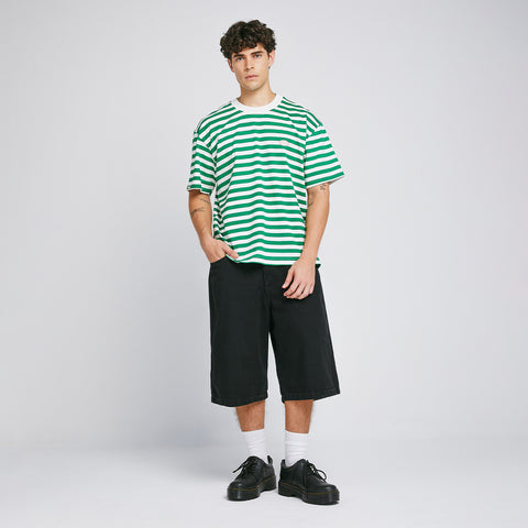 Striped No Fear Tee - Green