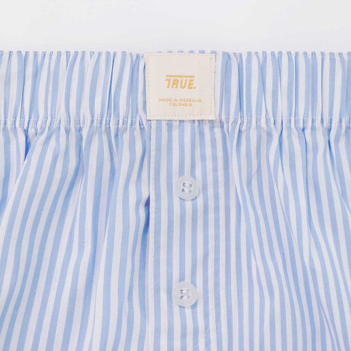 Striped Shirts & Pants Set - Blue