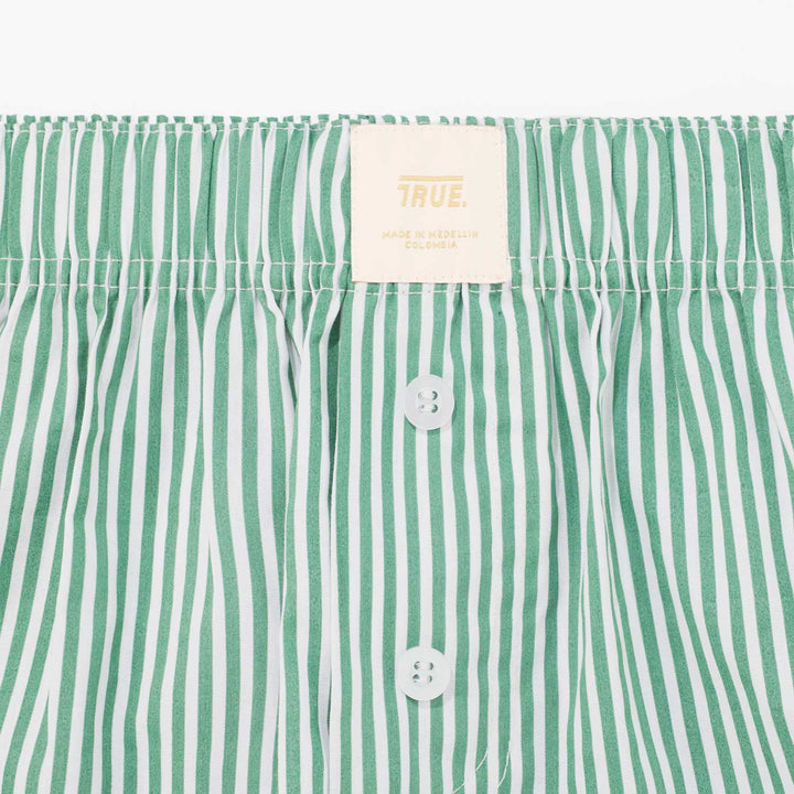 Striped Shirts & Pants Set - Green