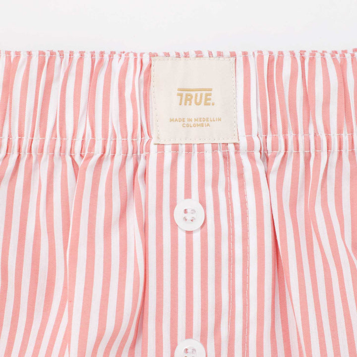 Striped Shirts & Pants Set - Red