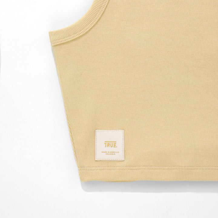 Ribbed Tank Top - Camel