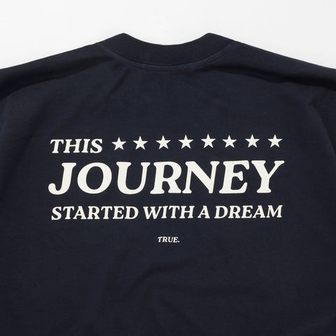 The Journey Oversized T-Shirt - Dark Blue