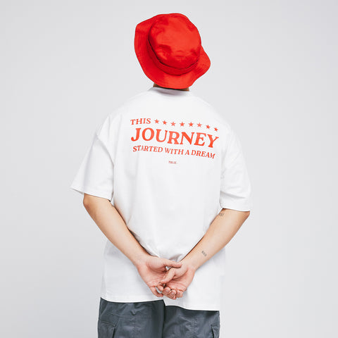 The Journey Oversized T-Shirt - Cream