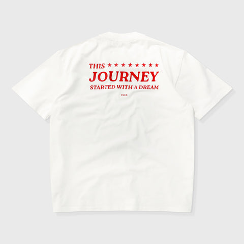 The Journey Oversized T-Shirt - Cream