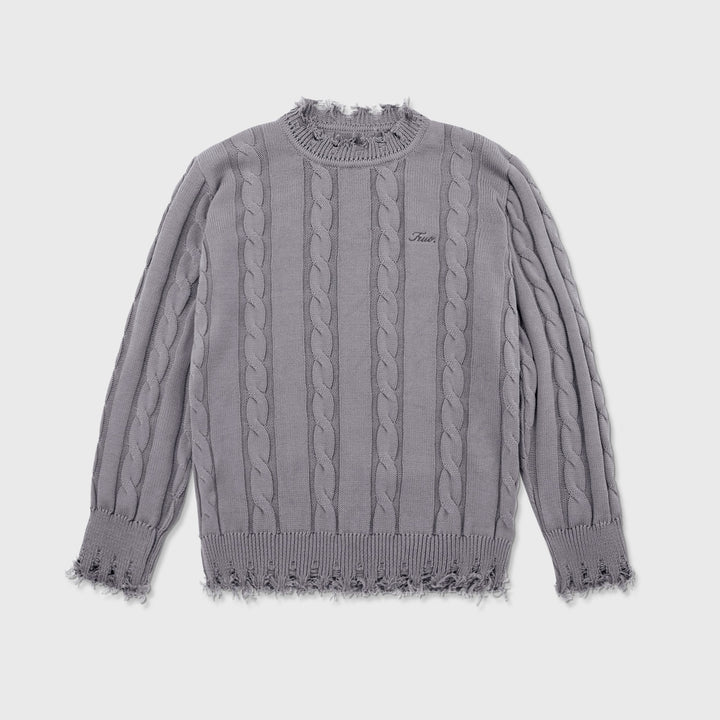 The Journey Knit Pullover - Dark Gray